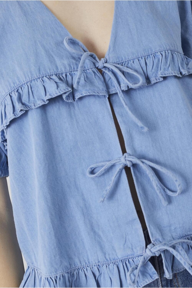 INUSA TIE 18481 L BLUE WASH